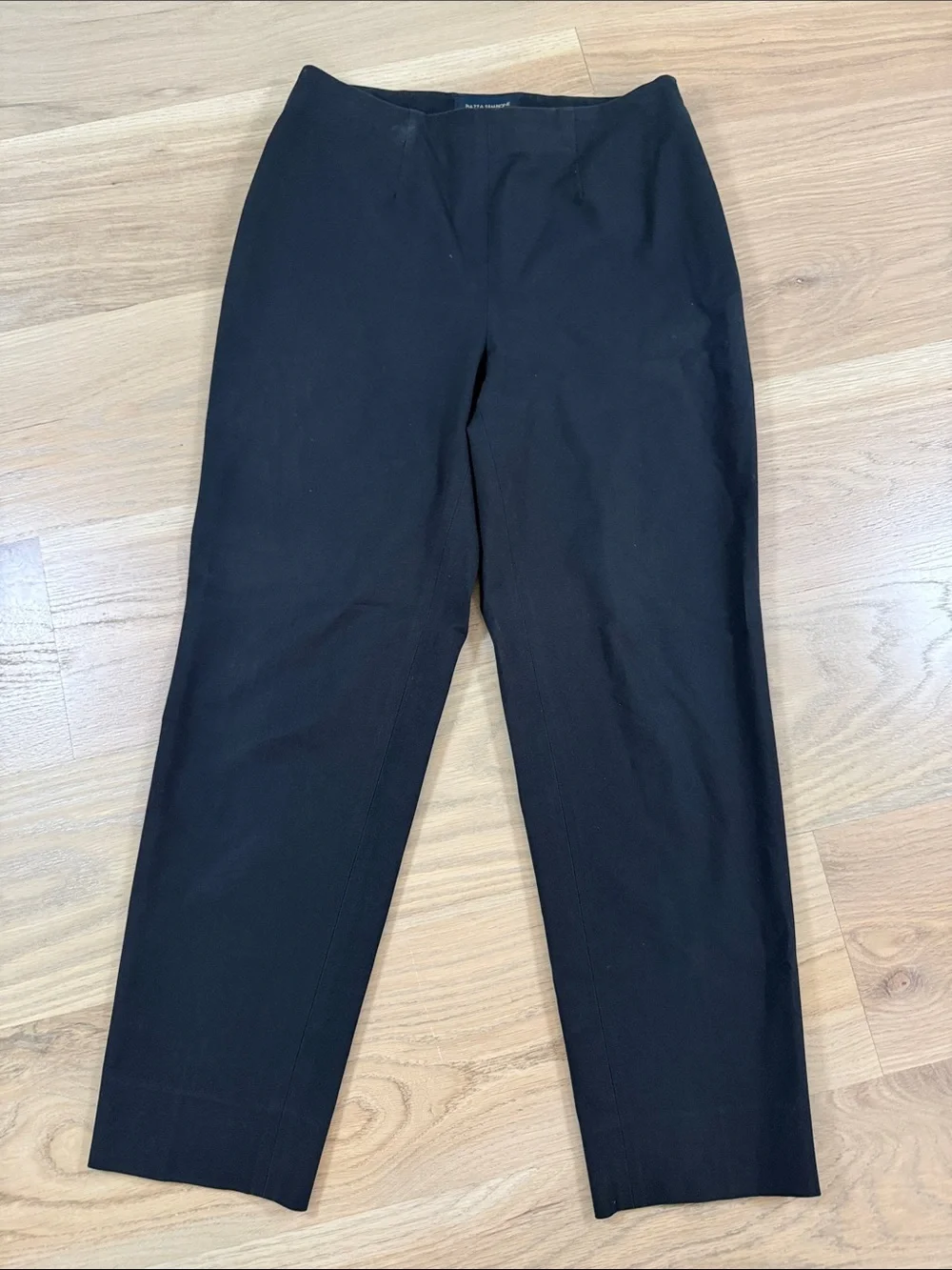 Piazza Sempione Audrey Black Slim Ankle Trousers Italian 40 US 4